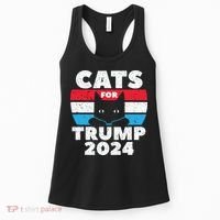 Cats For Trump 2024 Election Women's Tank Top thumb 0
