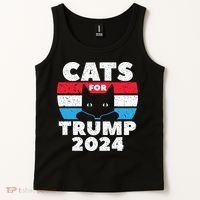 Cats For Trump 2024 Election Tank Top thumb 2