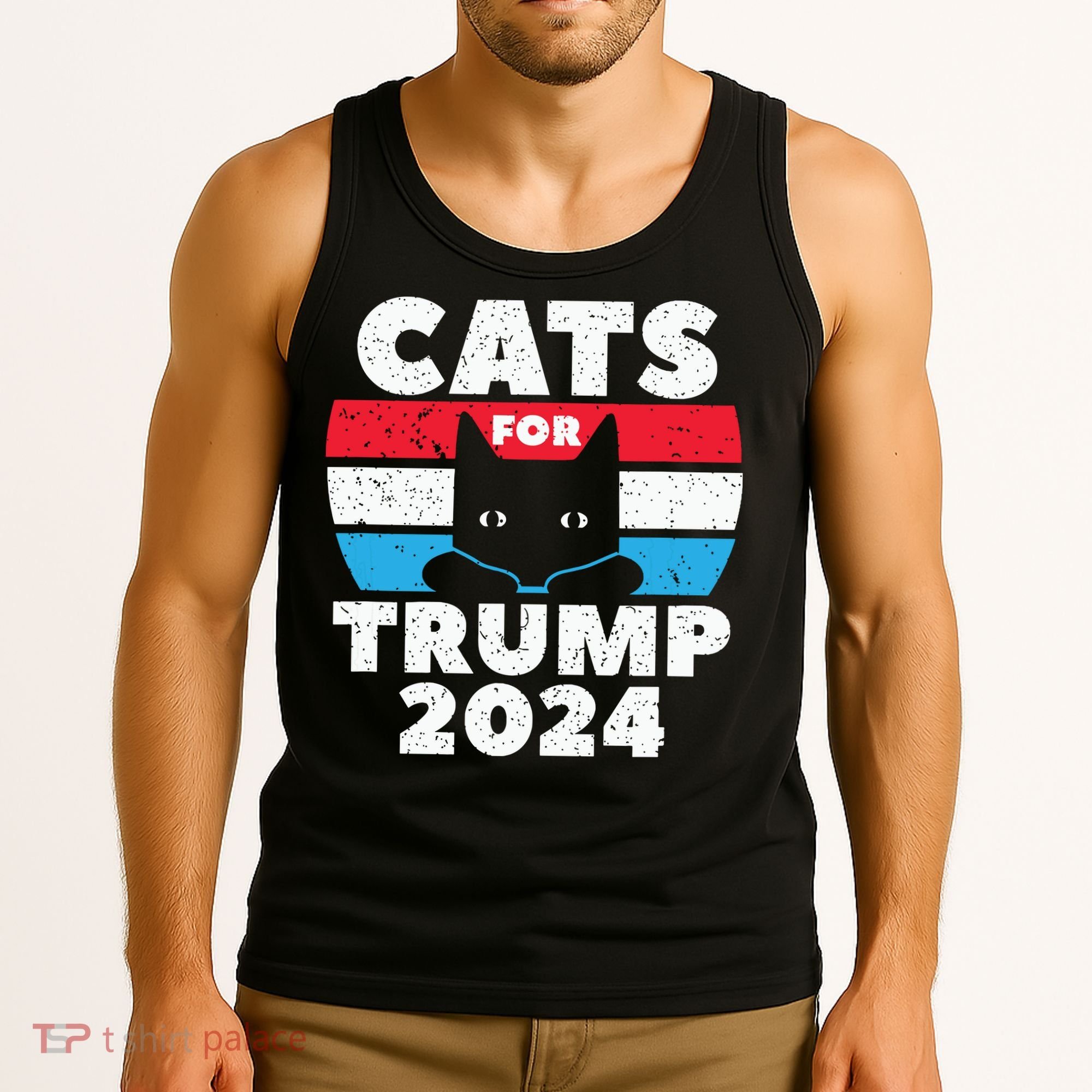 Cats For Trump 2024 Election Tank Top