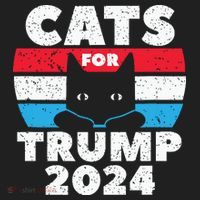 Cats For Trump 2024 Election Golf Towel thumb 3