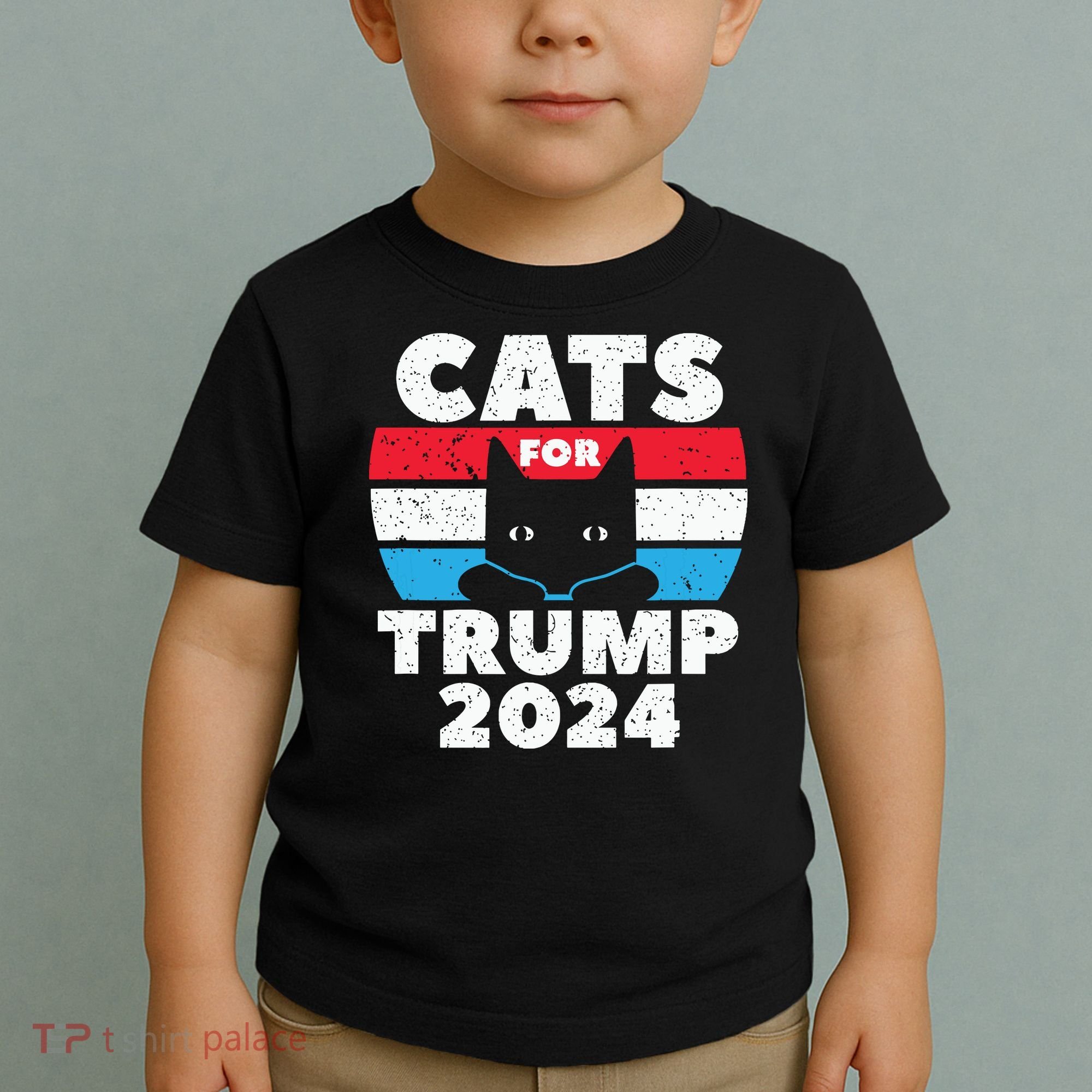 Cats For Trump 2024 Election Toddler T-Shirt