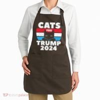 Cats For Trump 2024 Election Apron thumb 2