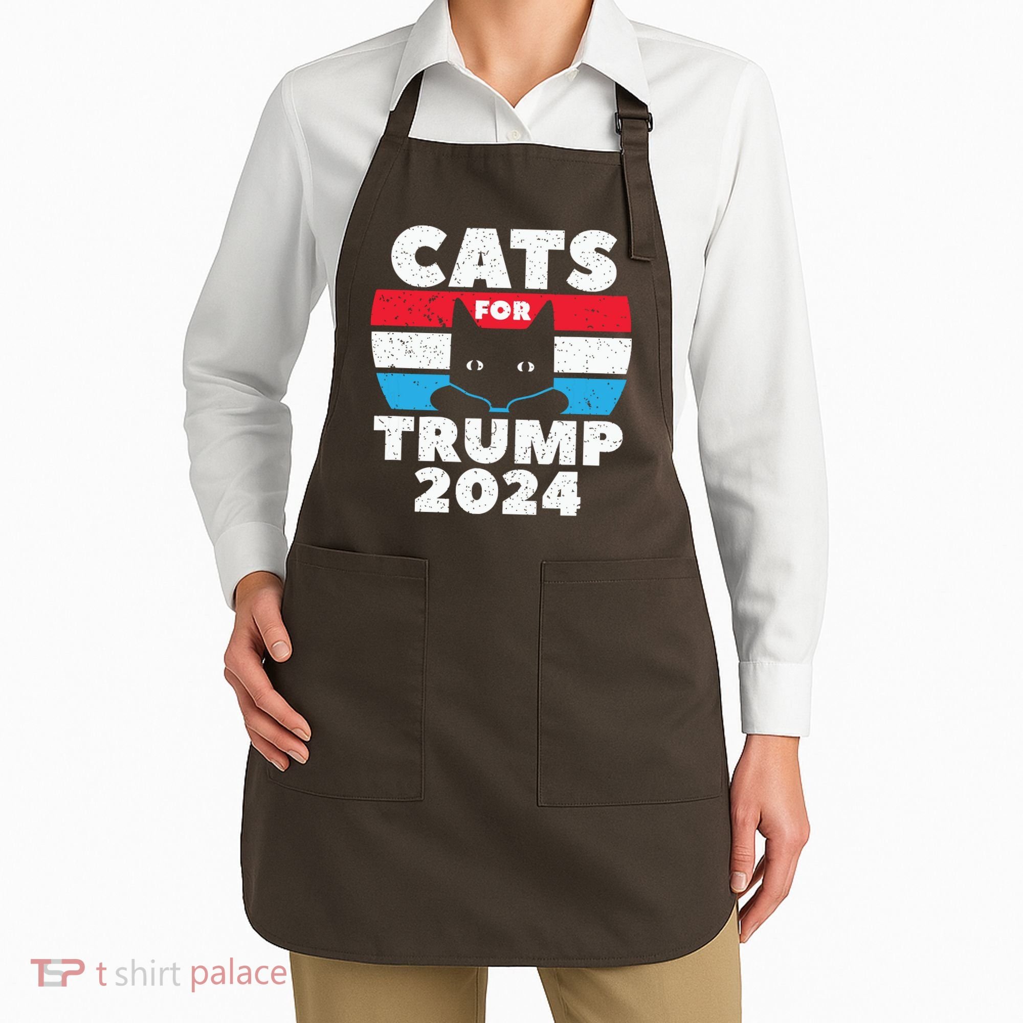 Cats For Trump 2024 Election Apron