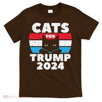 Cats For Trump 2024 Election T-Shirt