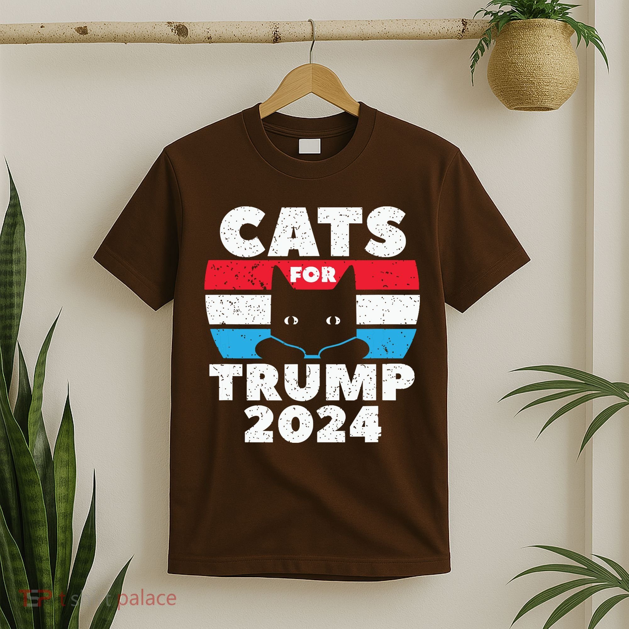 Cats For Trump 2024 Election T-Shirt