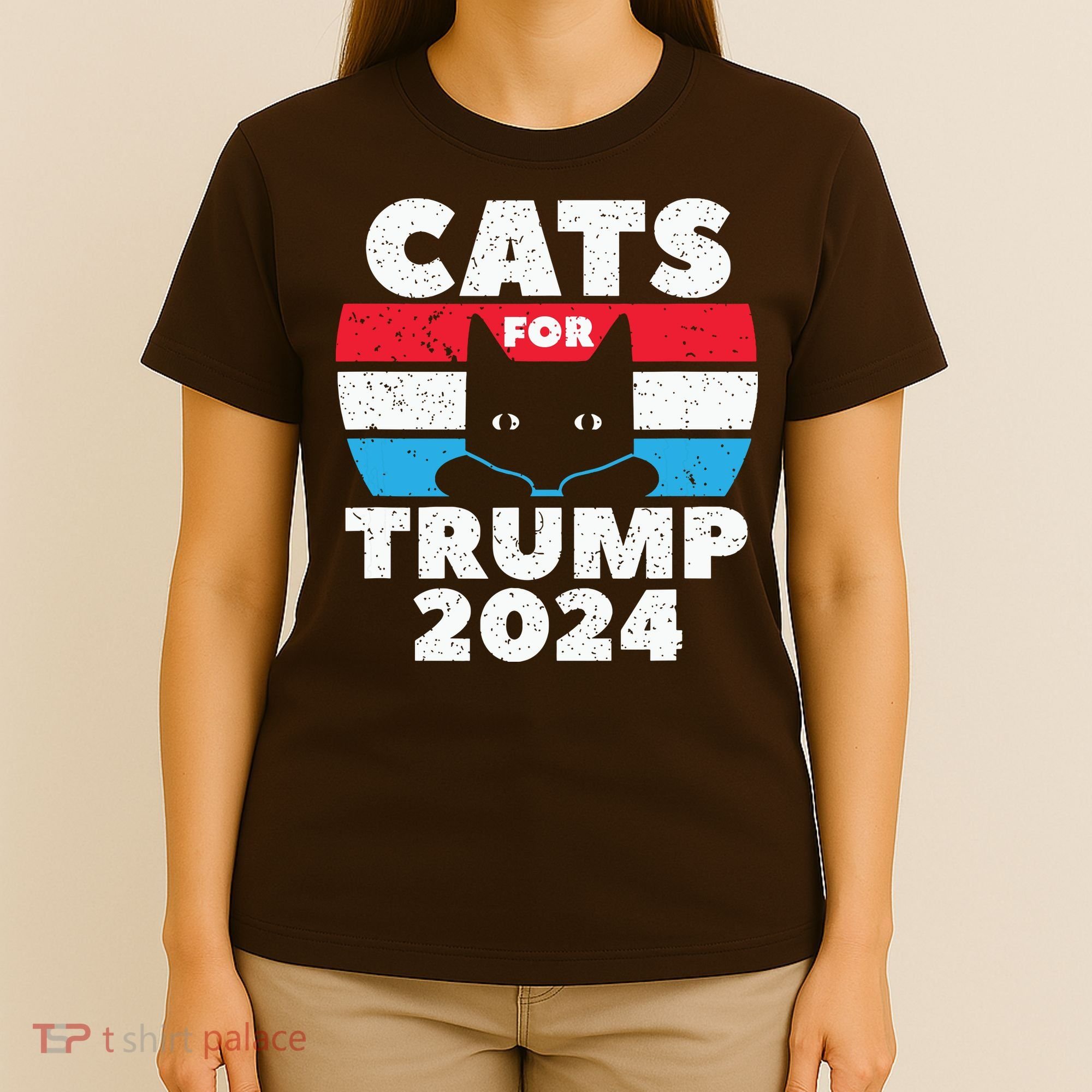Cats For Trump 2024 Election T-Shirt