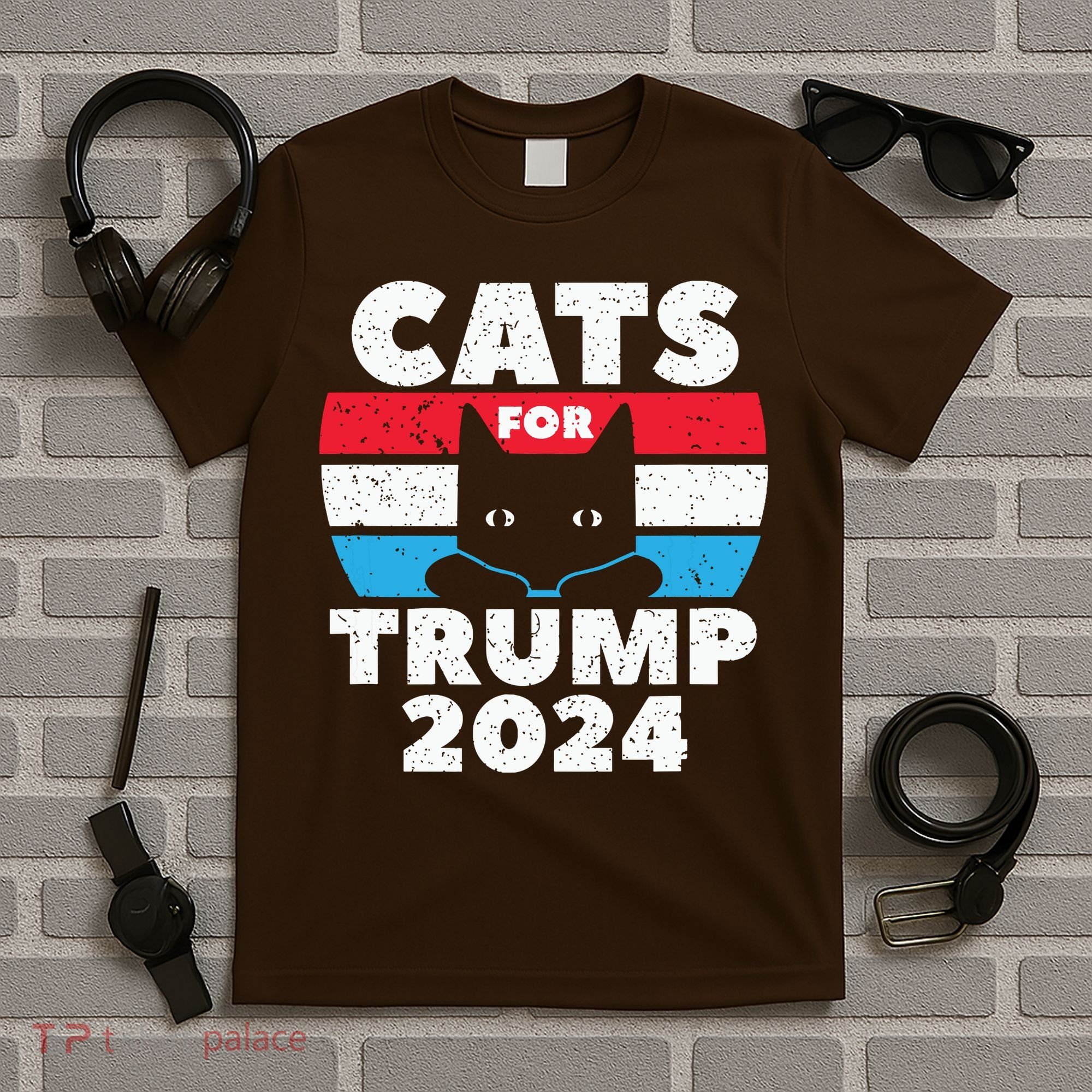 Cats For Trump 2024 Election T-Shirt