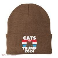 Cats For Trump 2024 Election Beanie thumb 0