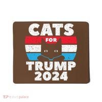 Cats For Trump 2024 Election Mousepad thumb 0