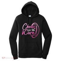 Cheer For The Cure Football Fan Breast Cancer Awareness Women's Hoodie thumb 0