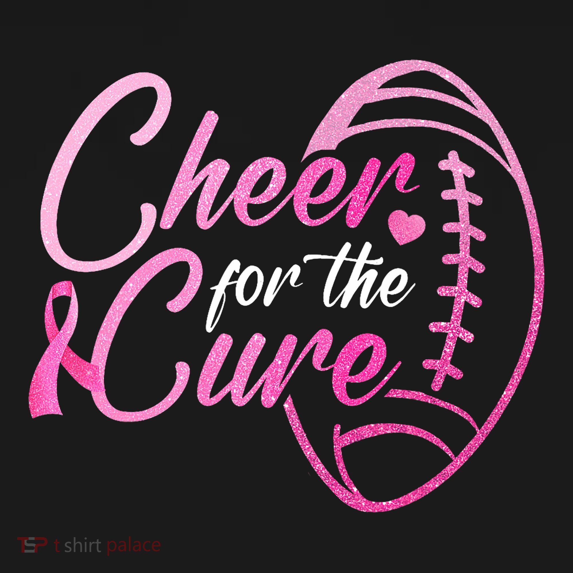 Cheer For The Cure Football Fan Breast Cancer Awareness Women's Hoodie