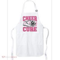 Cheer For The Cure Breast Cancer Football And Cheer Apron thumb 0