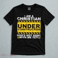 Christian Funny Under Construction Gift Catholic T-Shirt thumb 5