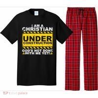 Christian Funny Under Construction Gift Catholic Pajama Set thumb 0
