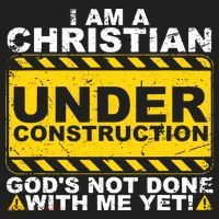 Christian Funny Under Construction Gift Catholic Hat thumb 2