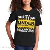 Christian Funny Under Construction Gift Catholic Kids T-Shirt thumb 2