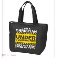 Christian Funny Under Construction Gift Catholic Tote Bag thumb 3