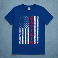 Chief Firefighter Usa Patriotic American Flag Funny Fire Gift T-Shirt thumb 5