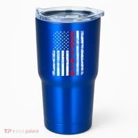 Chief Firefighter Usa Patriotic American Flag Funny Fire Gift Tumbler thumb 0