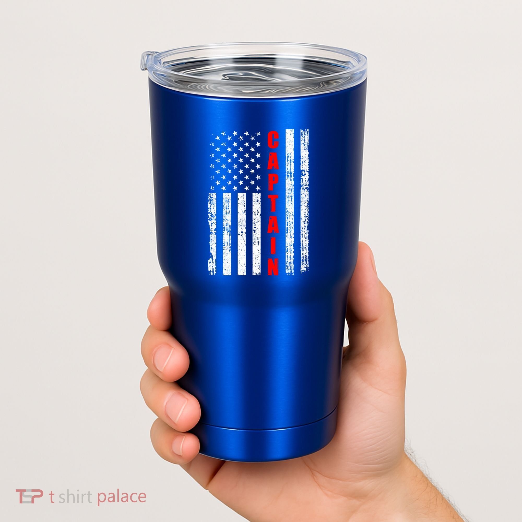 Chief Firefighter Usa Patriotic American Flag Funny Fire Gift Tumbler