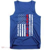 Chief Firefighter Usa Patriotic American Flag Funny Fire Gift Tank Top thumb 0