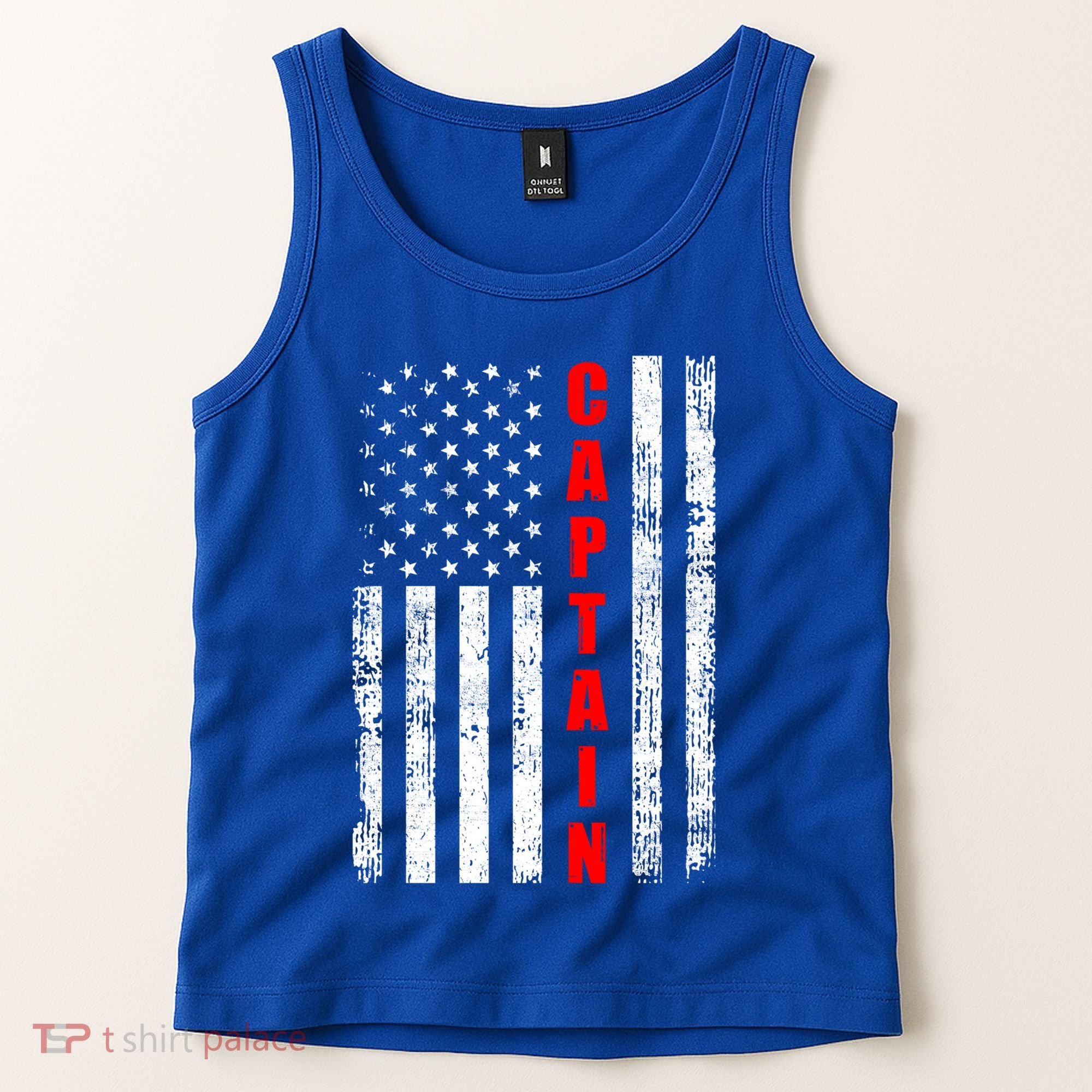 Chief Firefighter Usa Patriotic American Flag Funny Fire Gift Tank Top