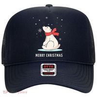 Cute Funny & Unique Christmas Polar Bear & Snow Gift Hat thumb 0