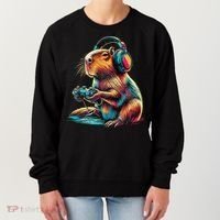 Capybara Funny Video Games Capybara Women's Sweatshirt thumb 0