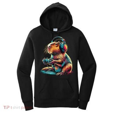Capybara Funny Video Games Capybara Women's Hoodie