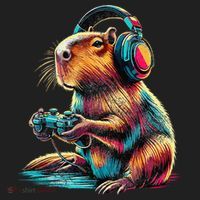 Capybara Funny Video Games Capybara Hat thumb 2