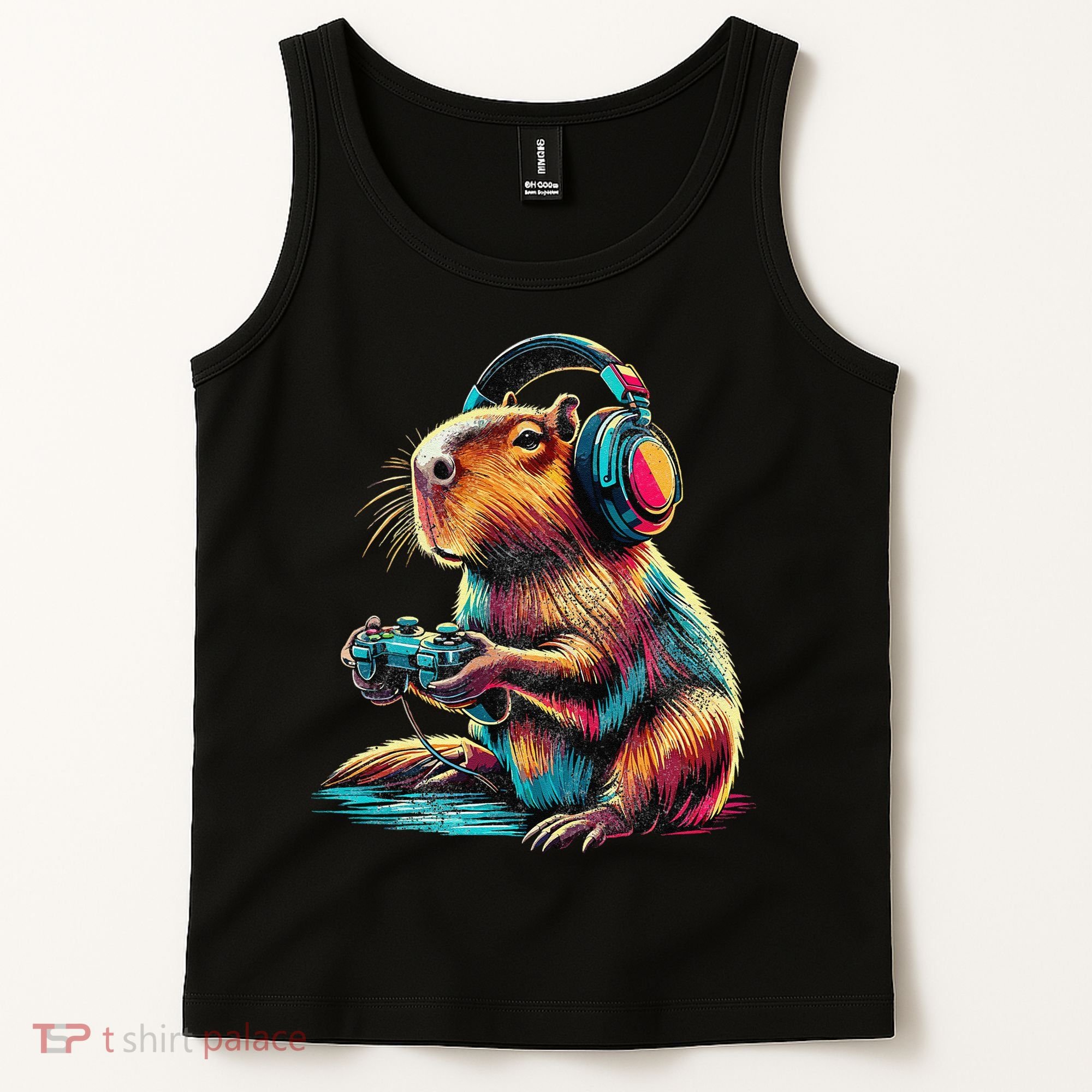 Capybara Funny Video Games Capybara Tank Top