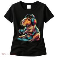 Capybara Funny Video Games Capybara Women's T-Shirt thumb 0