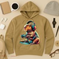 Capybara Funny Video Games Capybara Hoodie thumb 3