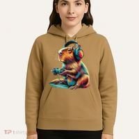 Capybara Funny Video Games Capybara Hoodie thumb 5