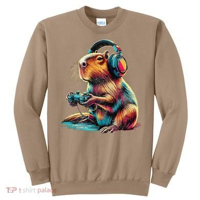 Capybara Funny Video Games Capybara Sweatshirt