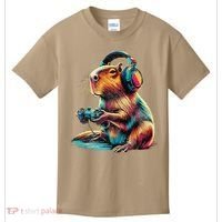 Capybara Funny Video Games Capybara Kids T-Shirt thumb 0