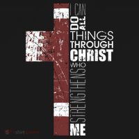 Christian Football Verse I Can Do All Things Through Christ Backpack thumb 2