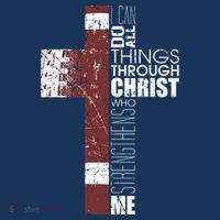 Christian Football Verse I Can Do All Things Through Christ Sweatshirt thumb 3