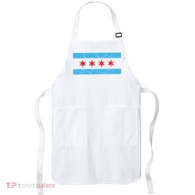 Chicago Flag Vintage Apron