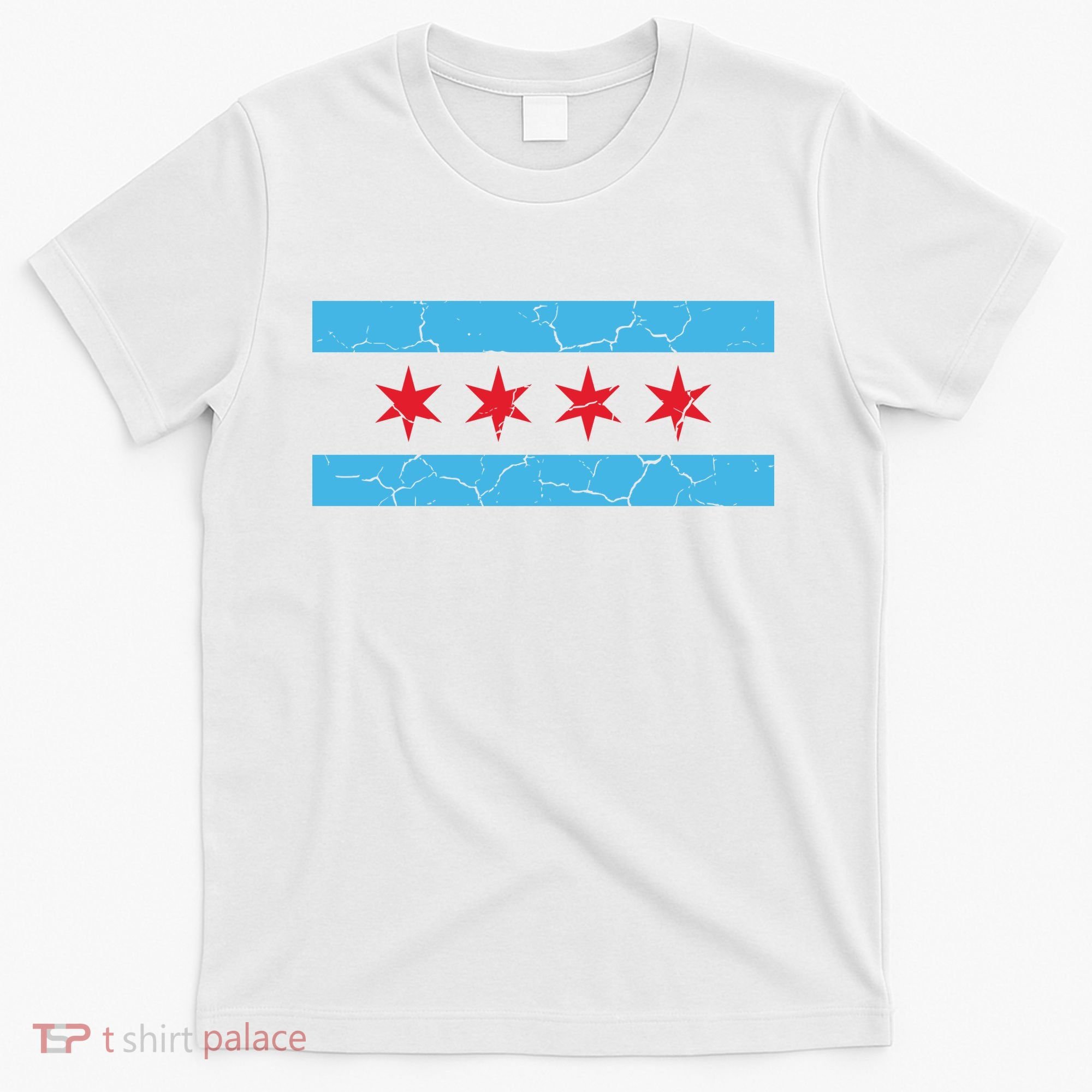 Chicago Flag Vintage T-Shirt