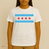 Chicago Flag Vintage T-Shirt thumb 4