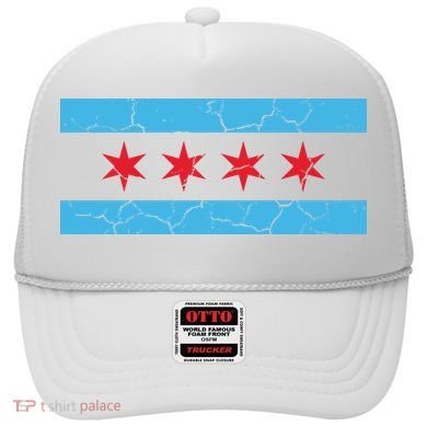 Chicago Flag Vintage Hat