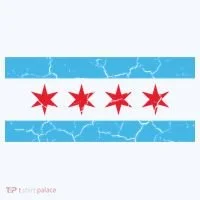 Chicago Flag Vintage Kids T-Shirt thumb 4
