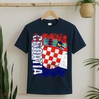 CROATIA Flag Vintage Distressed CROATIA T-Shirt thumb 2