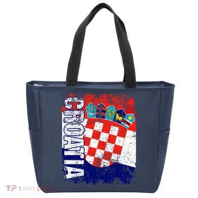 CROATIA Flag Vintage Distressed CROATIA Tote Bag