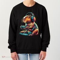 Capybara Funny Video Games Capybara Women's Sweatshirt thumb 0