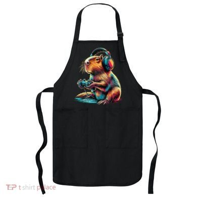 Capybara Funny Video Games Capybara Apron
