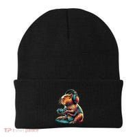 Capybara Funny Video Games Capybara Beanie thumb 0