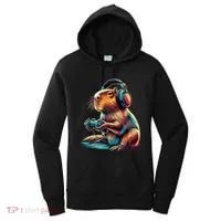Capybara Funny Video Games Capybara Women's Hoodie thumb 0