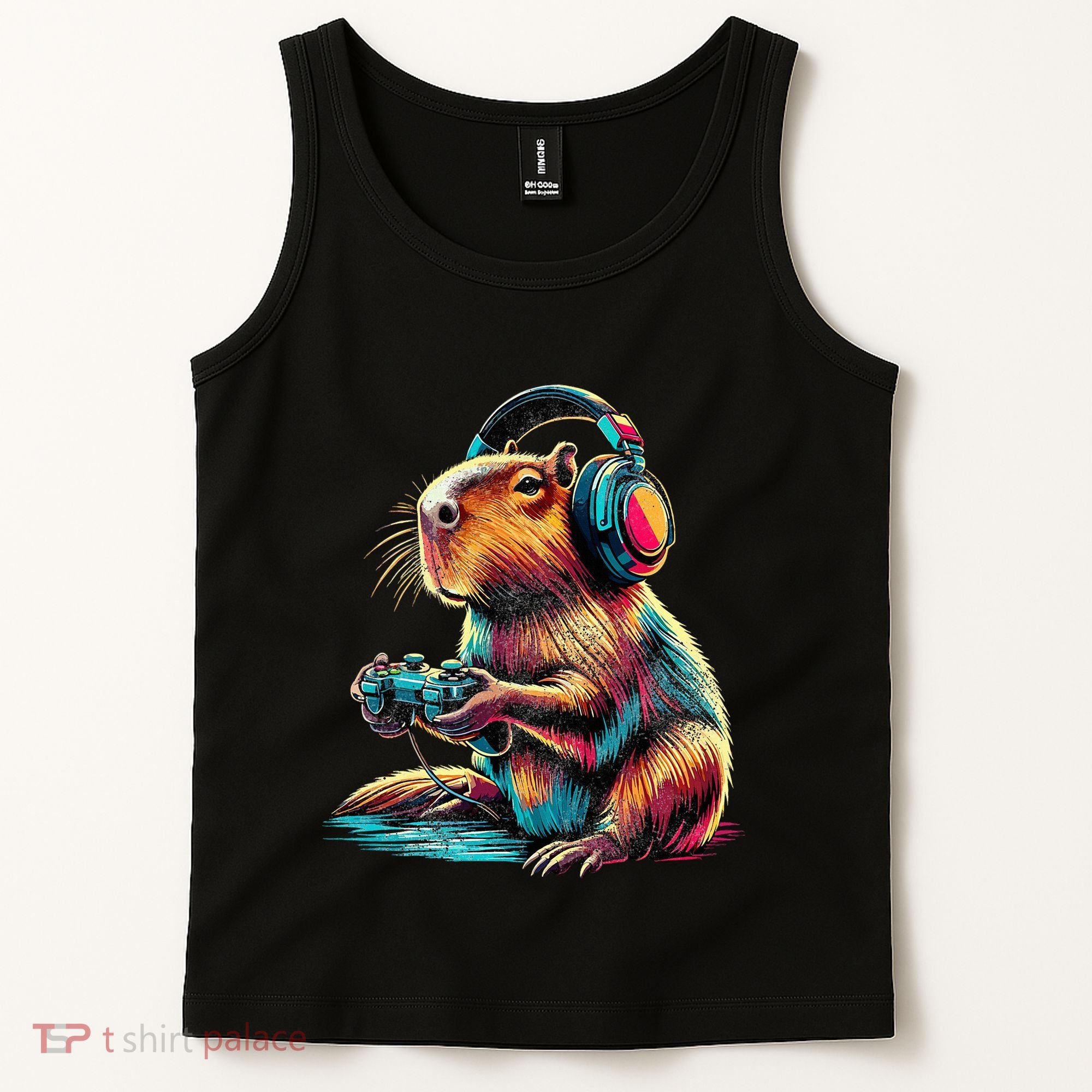 Capybara Funny Video Games Capybara Tank Top